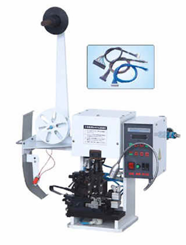 ワイヤーストリップ圧着機の操作方法