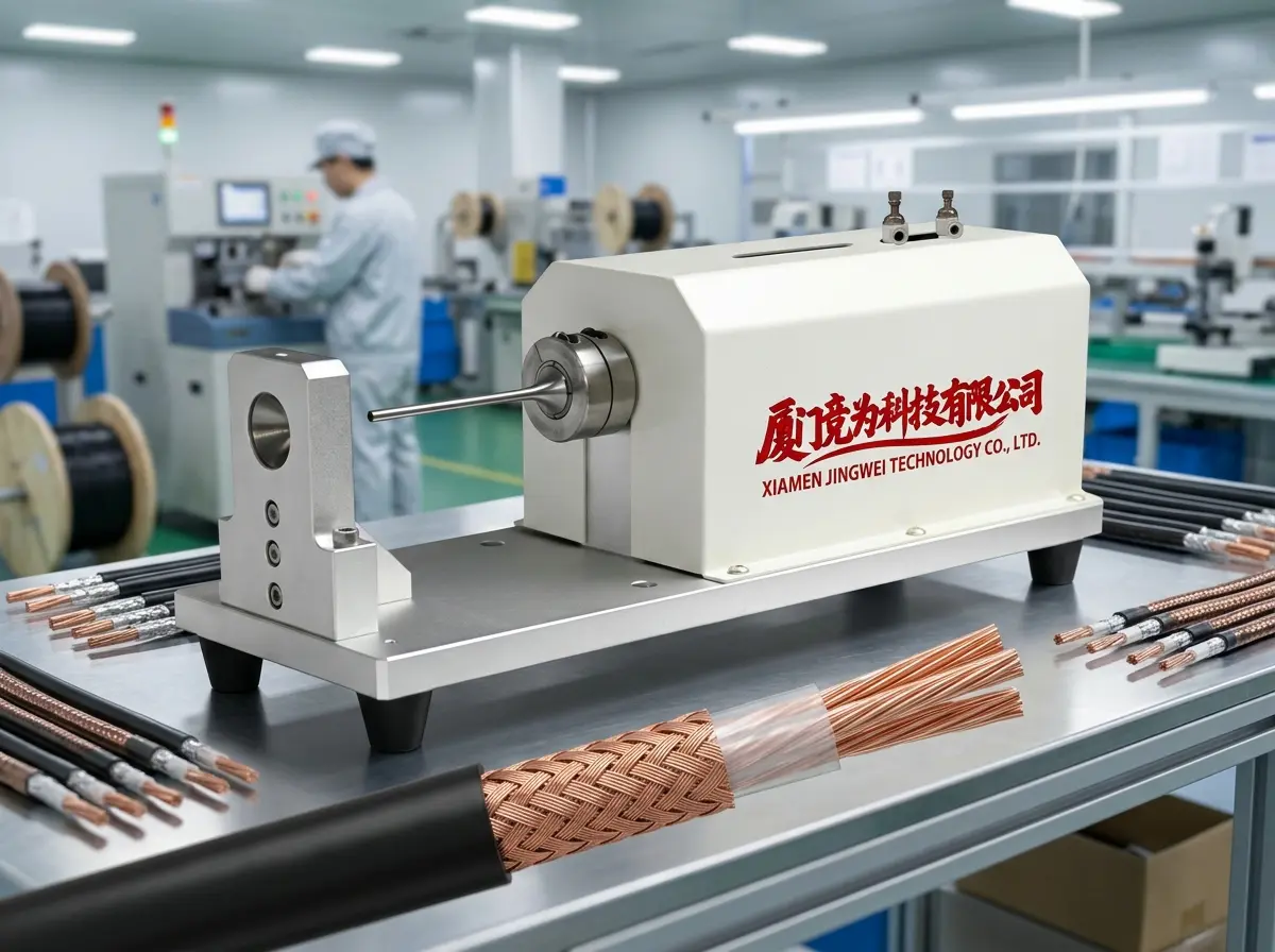 自動編織シールド切断機 ケーブルシールドメッシュ除去用 JW-1158X