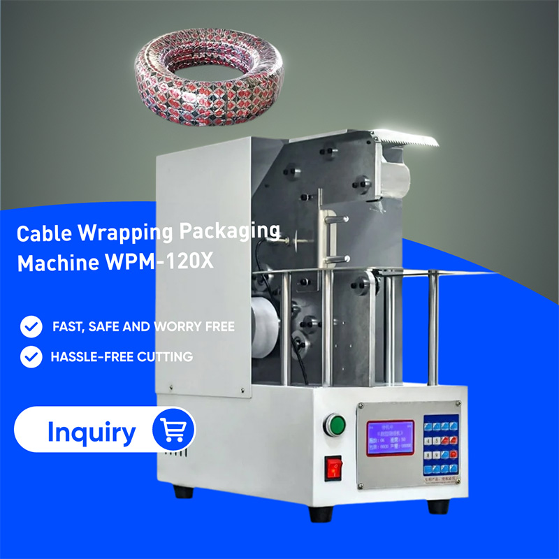 半自動ケーブル巻き包装機 WPM-120X