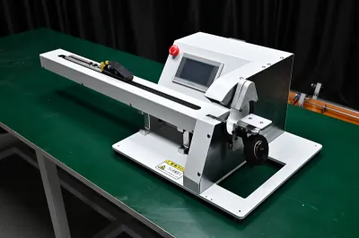 片面ワイヤー引き付き粘着テープ巻き機 電線径Φ3-25mm対応 JW-303K-1.0m