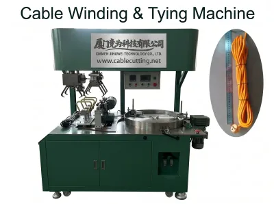 ケーブル自動巻線・結束機 3点結束 生産性向上 WPM-83T - 自動ケーブル巻き取り結束機