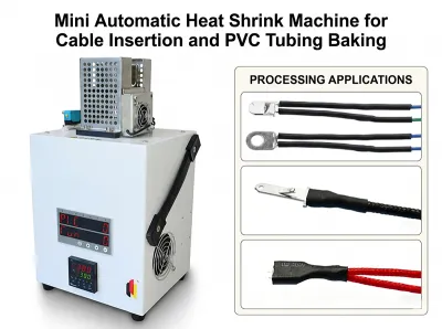 ケーブル挿入とPVCチューブ焼き用ミニ自動熱収縮機 JW-HST-05B