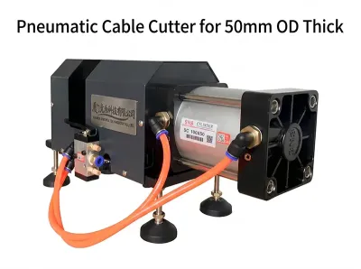 空気圧ケーブル切断機 最大OD50mm対応 WPM-C50 - ワイヤーロープ切断機