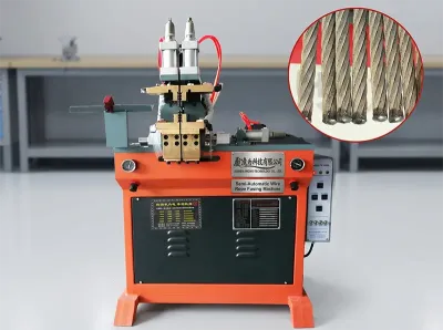 半自動ワイヤーロープ溶融機 空気圧式 40KW WPM-QF Thumb