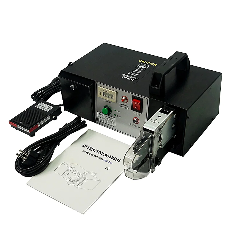 Crimp Tools Variety Of Terminals Equipped Electrical Type Terminal Crimping Machine EM-6B1 EM-6B2, Terminal Crimping, Cable Crimping Terminal, Crimping Machine 圧着工具各種端子装備電気式端子圧着機EM-6B1、EM-6B2、端子圧着、ケーブル圧着端子、圧着機