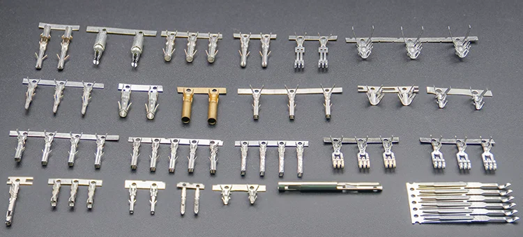 ハードウェアステンレススチール銅スタンプ部品オスおよびメス端子