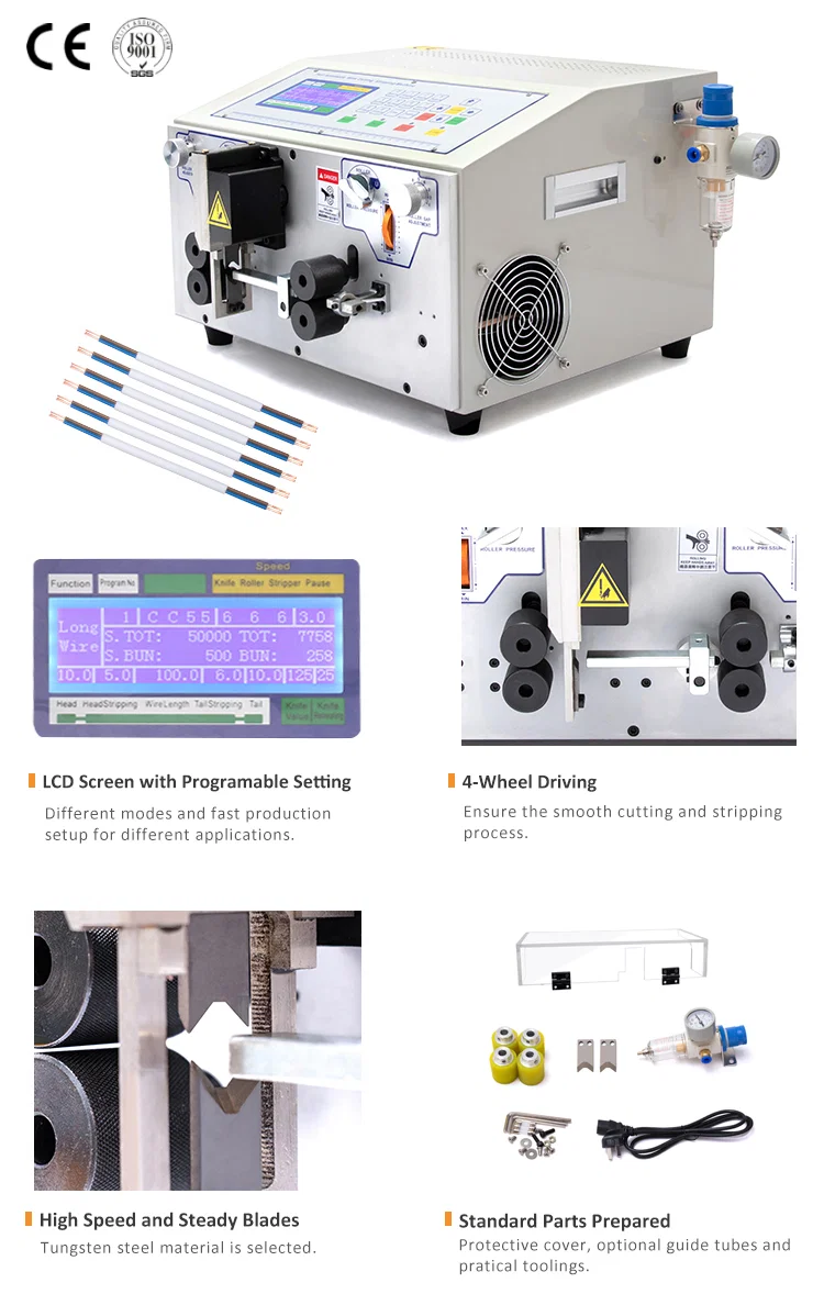 Automatic flat cable stripper and cutter machine WPM-09BHT, Flat Cable Stripping Machine, Wire Cutting Stripping Machine, Wire Stripping Tool Product 自動フラットケーブルストリッパーおよびカッターマシンWPM-09BHT、フラットケーブルストリッピングマシン、ワイヤー切断ストリッピングマシン、ワイヤーストリッピングツール製品