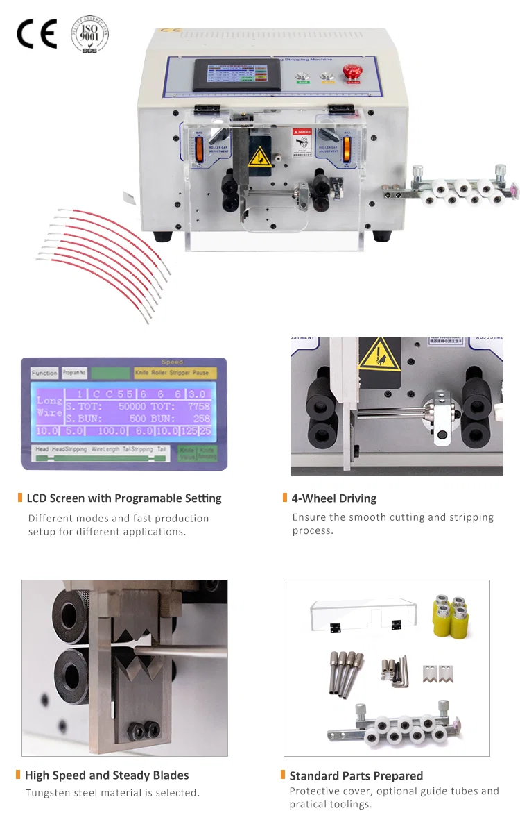 Touch Screen Automatic Cable Wire Cutting Stripping Machine For 0.1-6mm2 WPM-SDB2S Automatic Wire Stripping Machine, Cable Peeling Stripping Machine, Wire Cutting Stripping Machine 0.1-6mm2 WPM-SDB2S自動ワイヤーストリッピングマシン、ケーブルピーリングストリッピングマシン、ワイヤーカットストリッピングマシン用のタッチスクリーン自動ケーブルワイヤー切断ストリッピングマシン