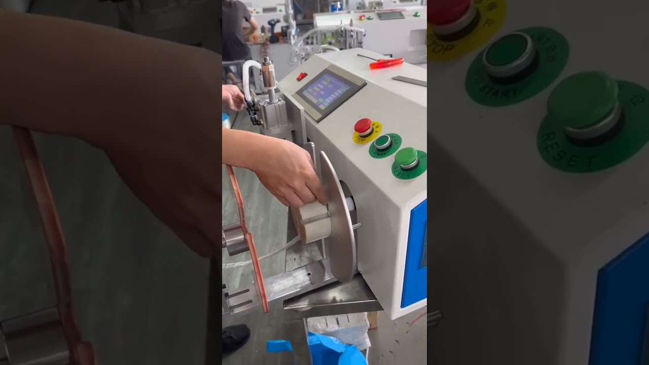 電線ケーブル自動計数・トラバース・切断・巻取り・コイリングマシン #factory #machine