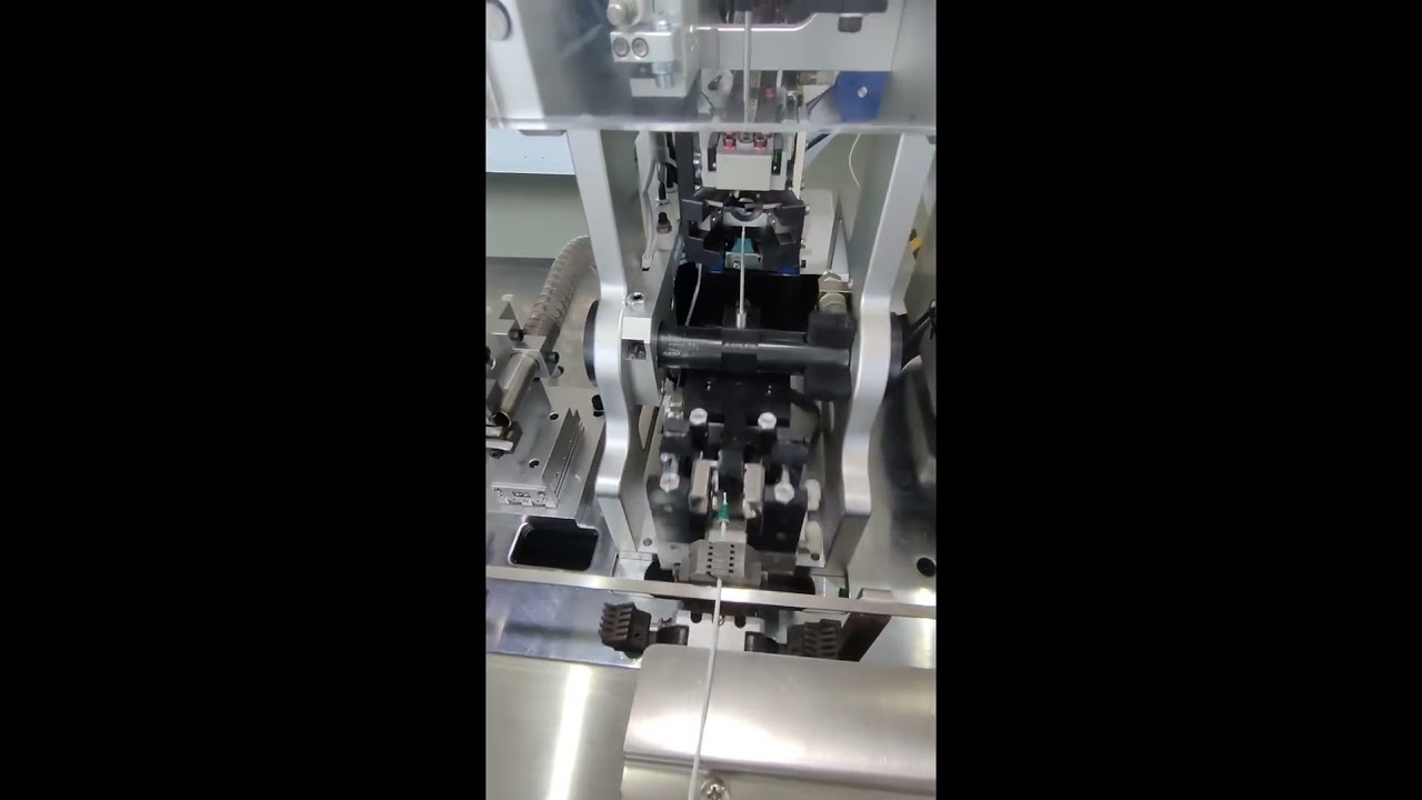 自動車用防水ワイヤーハーネス全自動加工機 #工場 #機械 #銅線加工 #自動化