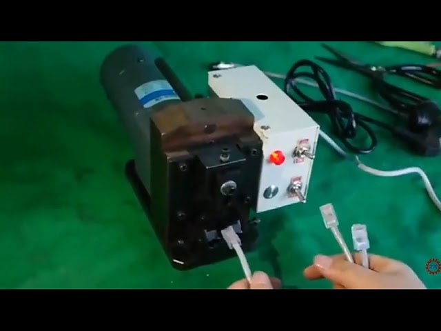 LANケーブル端子圧着機 RJ45クリスタルヘッド圧着機 ネットワーク工事用