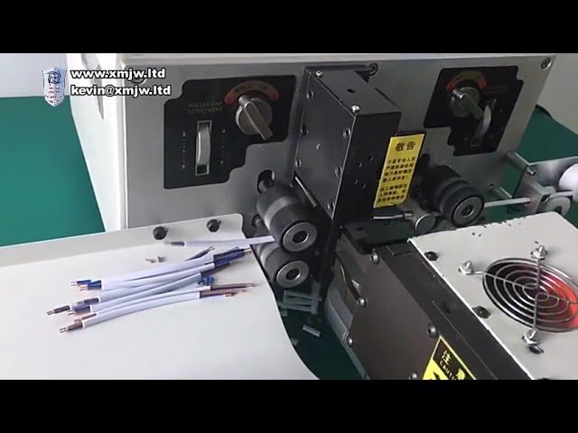 全自動シース線剥離・撚り合わせ機 | 高速精密ワイヤー加工