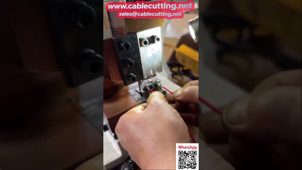 自動電源ケーブル加工機 | 高精度ワイヤーストリッピング・圧着機
