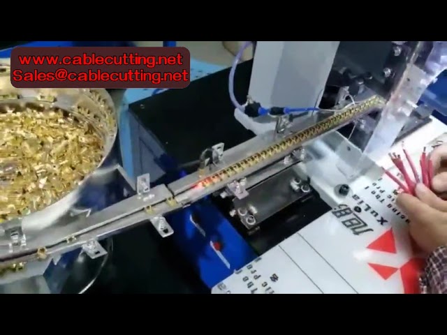セミオート単芯端子圧着機｜フィーダー付き手動ケーブルラグプレス機【高効率】