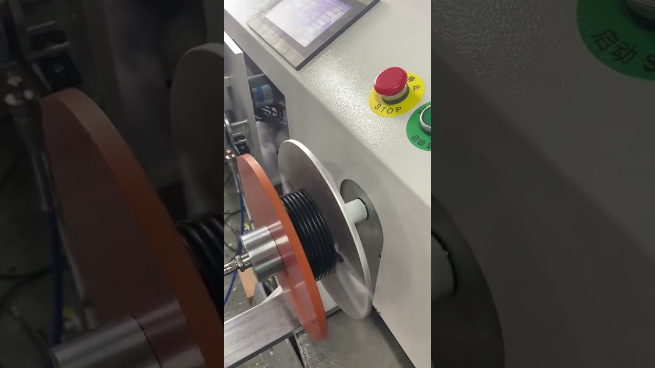 精密計量ワイヤ巻き取り機166型 | 電源＆ネットワークケーブル対応、カスタマイズ可能な自動巻取り機