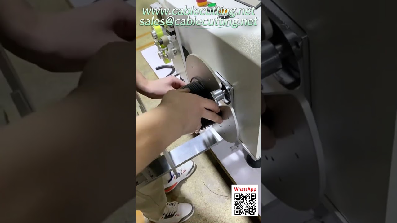 HDMIケーブル自動計測・巻取機｜高効率コイリング＆スプーリング