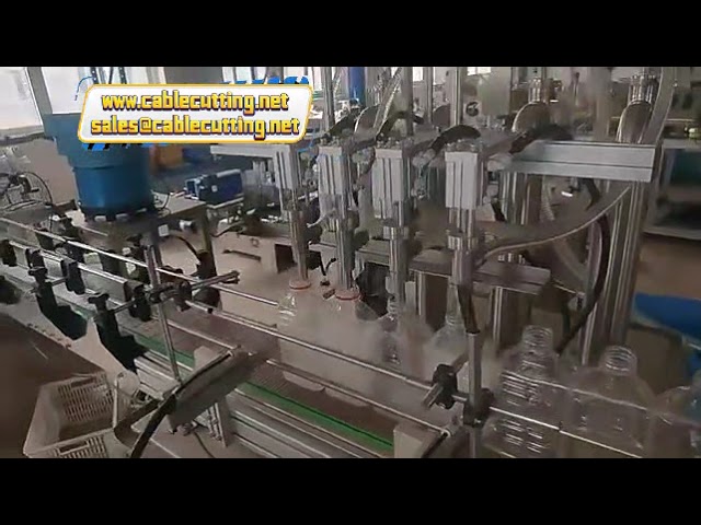 化粧品・洗剤・シャンプー・ジュース・醤油・トマトペースト充填機 | ピストン式液体・ペースト充填機【高効率】