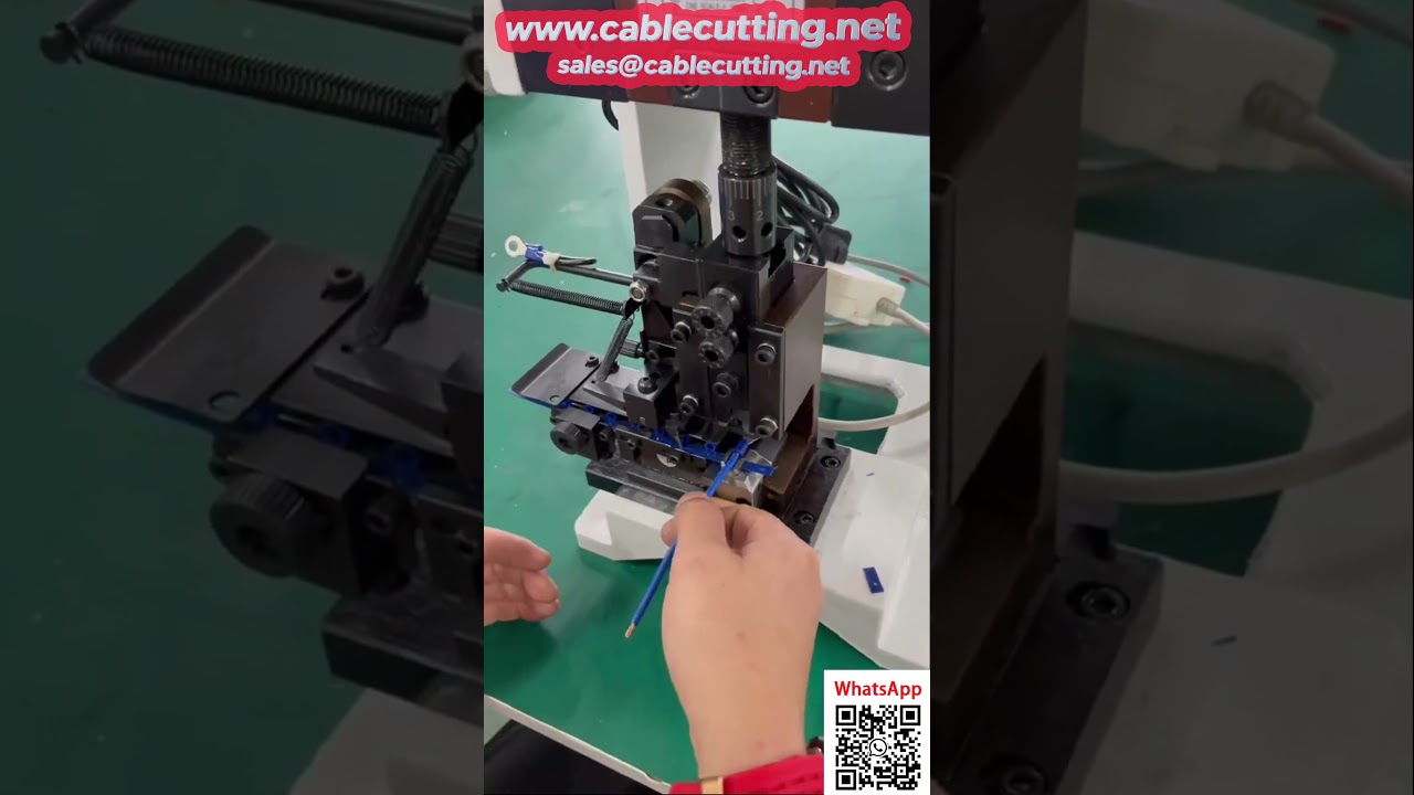 自動送りオプション搭載！カスタマイズ可能な端子圧着機