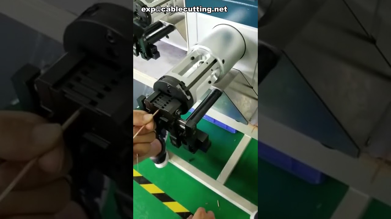 同軸RG316ケーブル被膜剥離機 | 高精度・高速ストリッピングマシン