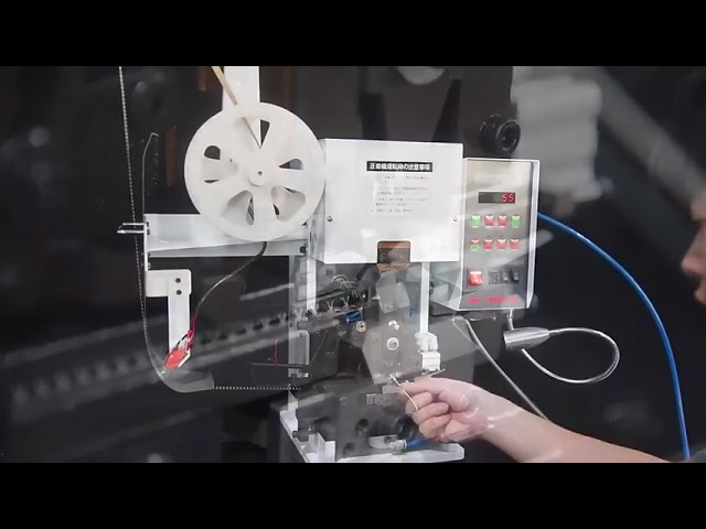 半自動ケーブルストリッピング＆圧着機 | Molex・JST・XH端子圧着対応