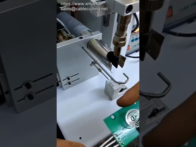 両面PCB基板用半自動ワイヤーはんだ付け機｜高効率な基板組立ソリューション