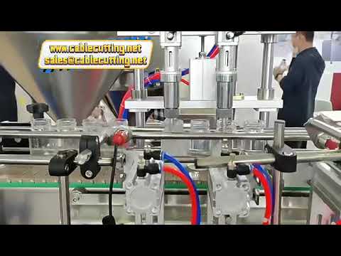 ボトル用ローション・クリーム・化粧品 粘性ペースト・ソース充填機｜液体洗剤充填・自動包装機