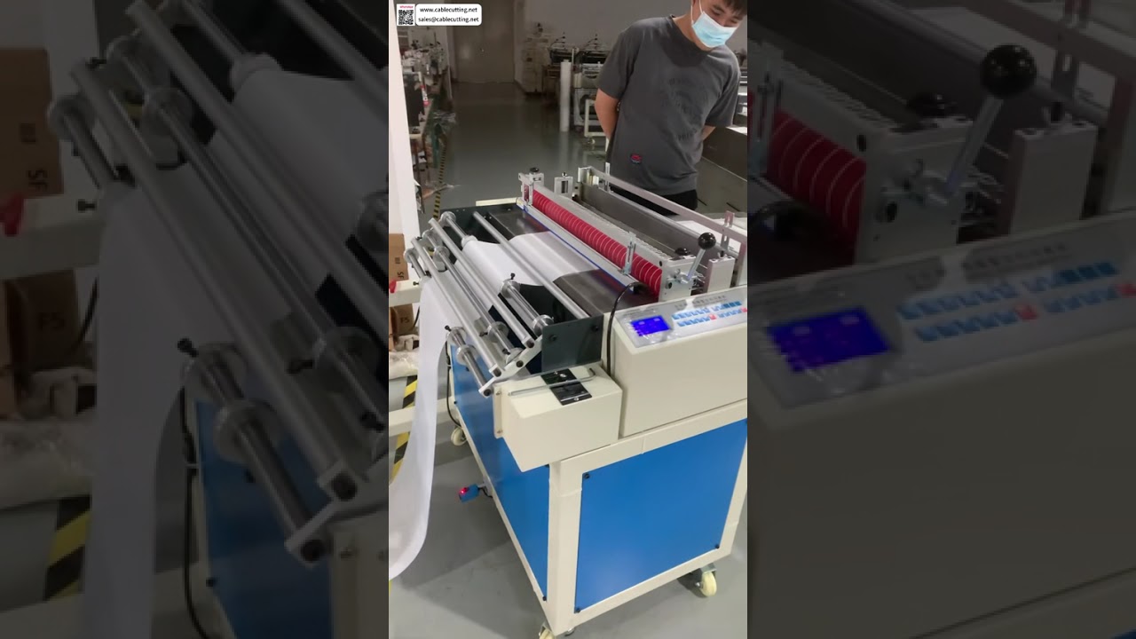 Automatic Unwinding Sheet Cutting Machine Fast Loading High Speed Production Tool Operations - Shorts