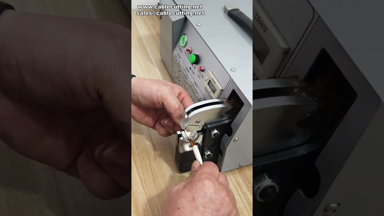 電動端子圧着機 トランス硬線圧着テスト #factory #machine