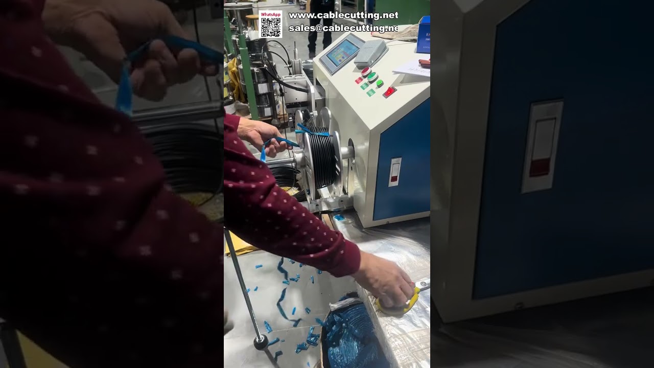 Automatic Meter Counting and Winding Machine for Cables and Ropes - Shorts