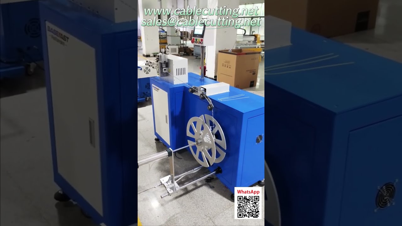 ツイストペアケーブル巻取り・巻線機（メーター付き）