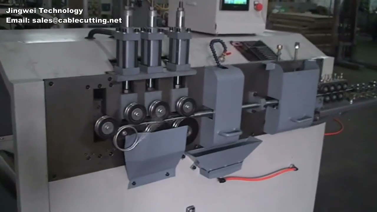 【工場自動化】サーボ3軸リングマシン｜高精度ワイヤーコイル成形機