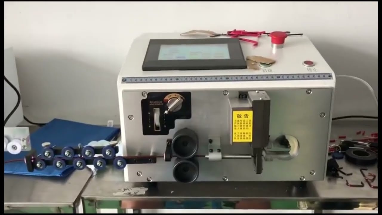 BV電線の曲げ・皮むき・切断を自動化！高効率ワイヤー加工機