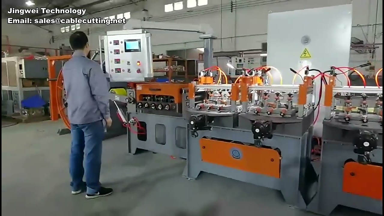 油圧式5ステーションワイヤー自動成形機｜金属成形・トリミング設備の高性能モデル