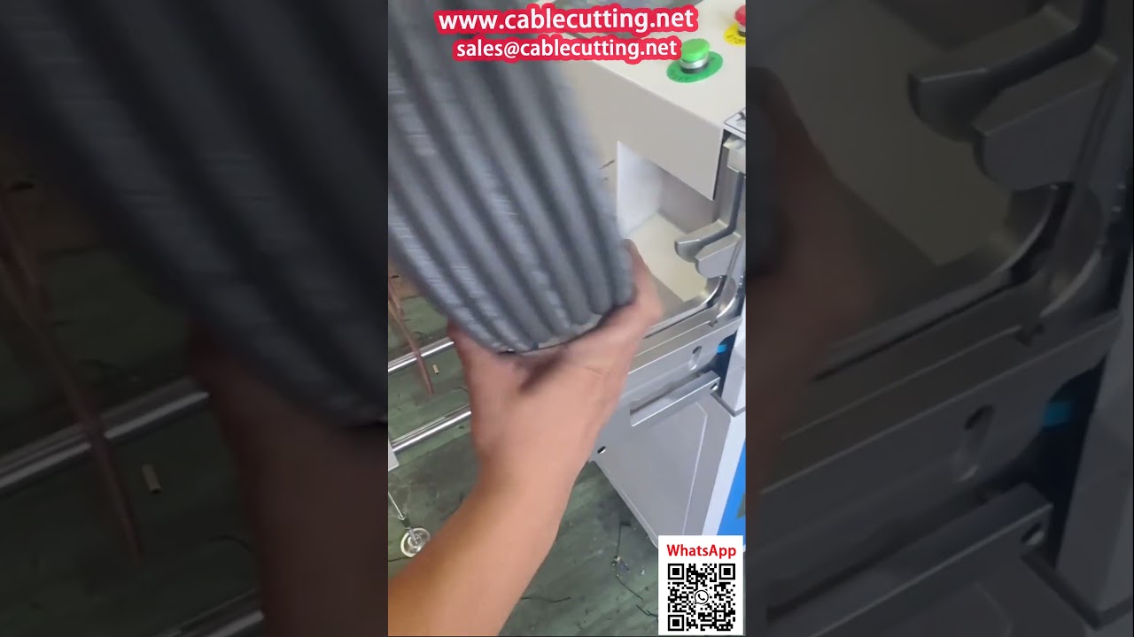 高圧洗浄機ホース自動計数切断巻取機 | 生産ライン効率化