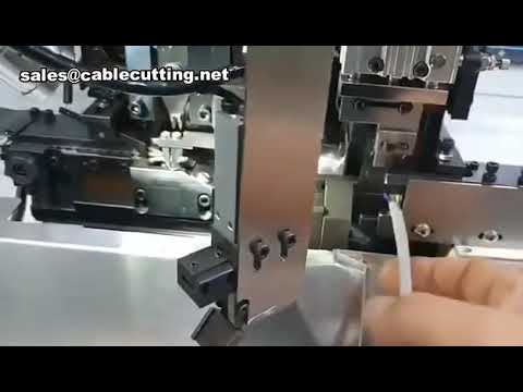 多機能被覆剥離圧着機 | ケーブルコネクタ端子圧着機 | 高速自動加工