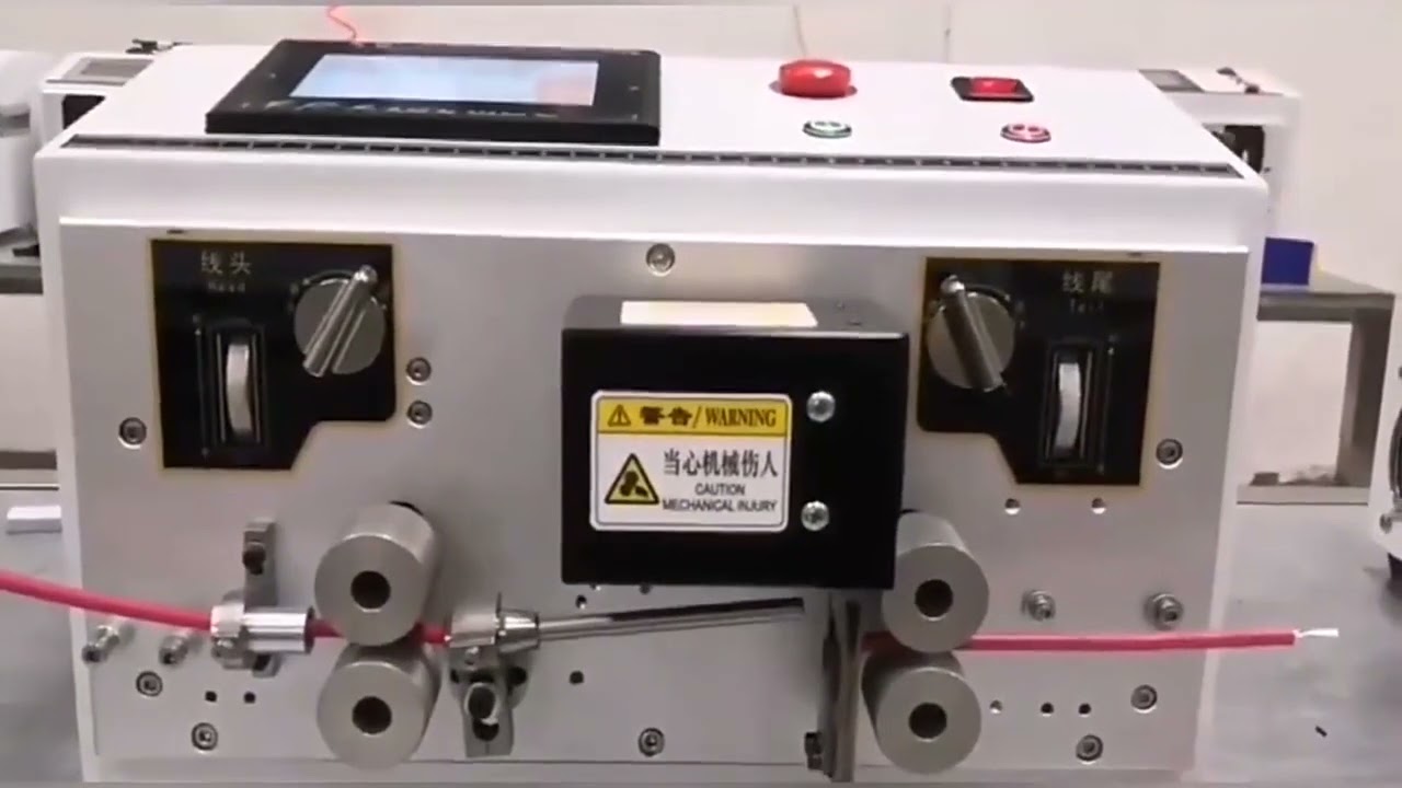 ダブルラウンドシース対応！自動コンピュータワイヤー剥離切断機