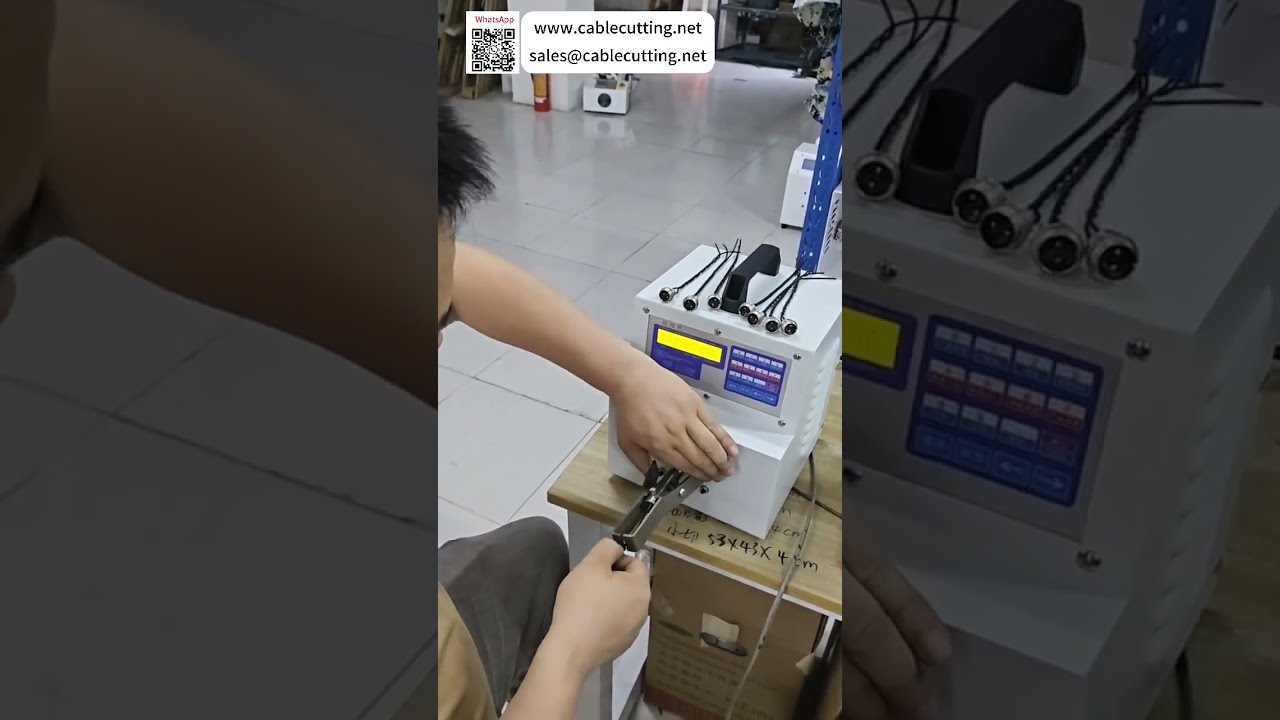 Custom Heavy Duty Wire Twisting Winding Machine With Extended 50mm Mouth For Thick Cables Work - Shorts