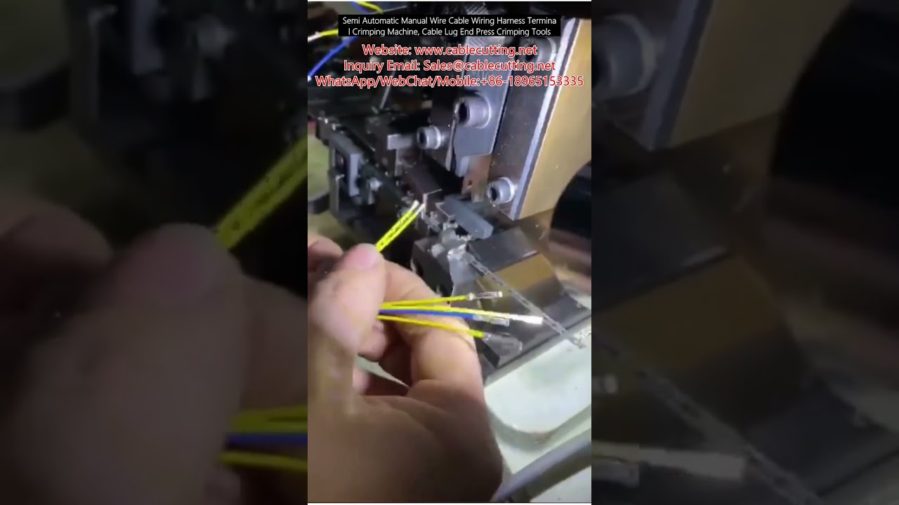 半自動手動ワイヤーハーネス端子圧着機 | ケーブルラグエンドプレス圧着