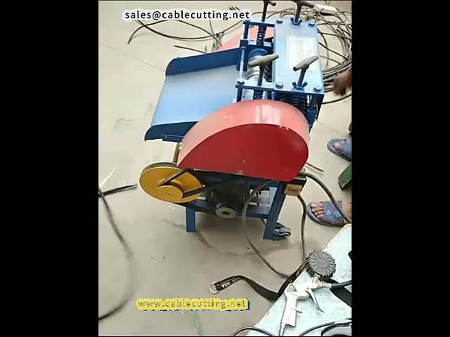 自動ワイヤー剥離機｜廃銅線・家庭廃ケーブルから銅線を効率的に剥離