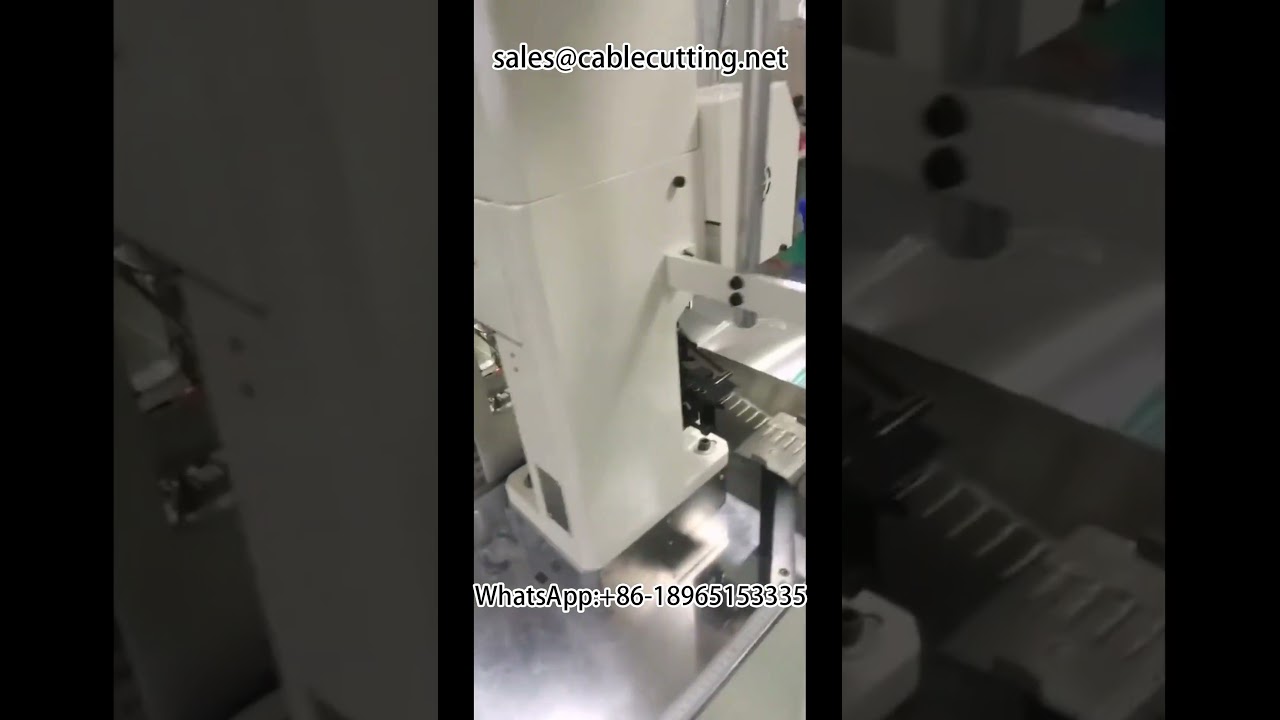 両頭自動防水ボルト圧着機 | ワイヤーハーネス自動化設備 | #自動化 #ワイヤーハーネス