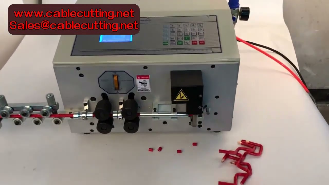 【0.1～4.5mm²対応】自動電線被覆剥離・切断機｜ワイヤーストリッピングマシン