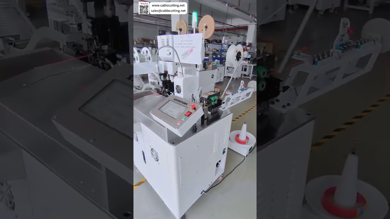 EV Auto AC Heating Module PTC Electrode Harness Processing  Terminal Wire Crimping Machine - Shorts