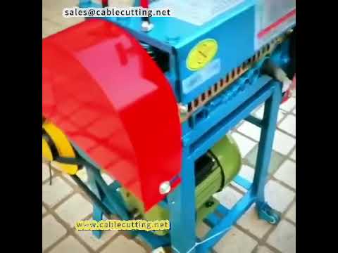 高効率自動電線剥離機｜スクラップ銅線・家庭用電線のリサイクルに最適