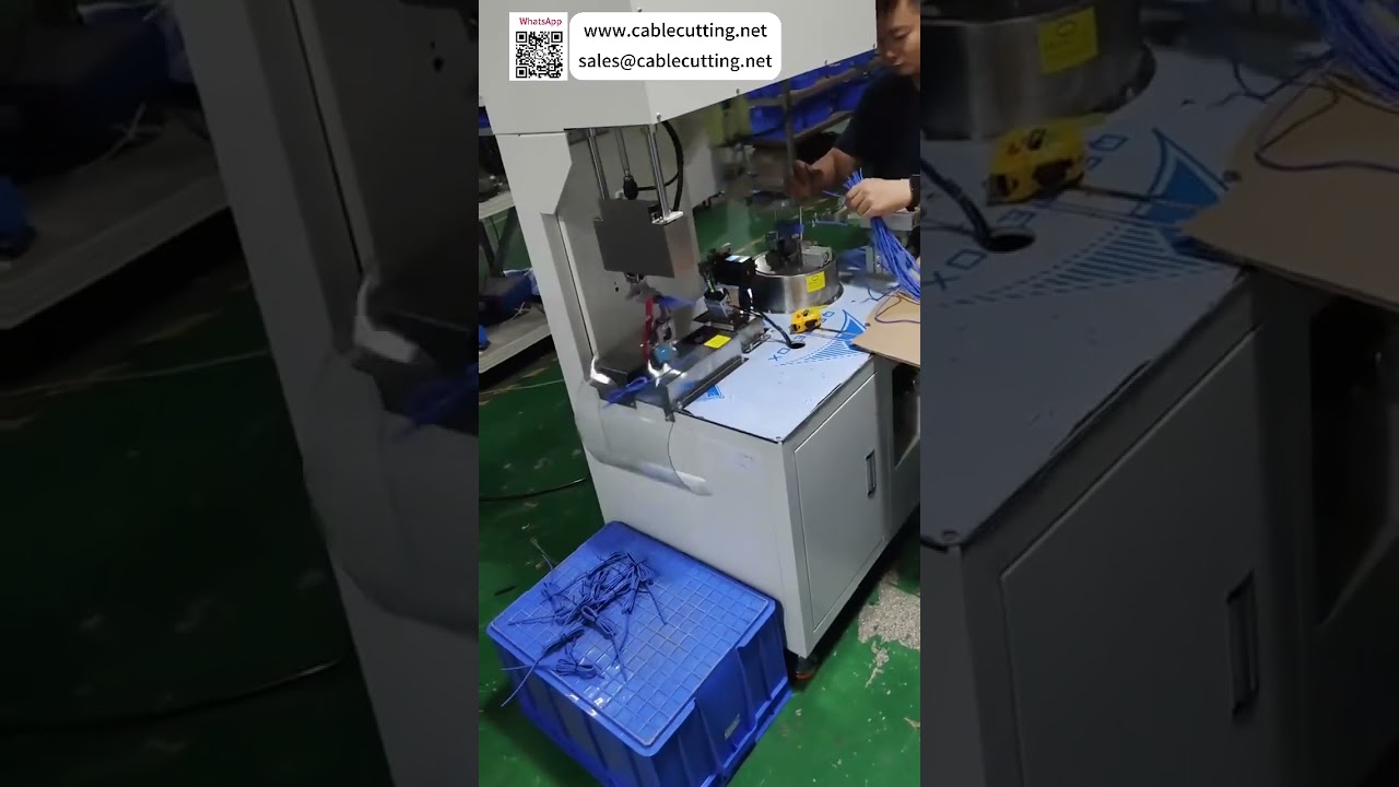 Economical Fully Automatic Wire Winding and Tying Machine For DC Power Data Cable Process - Shorts