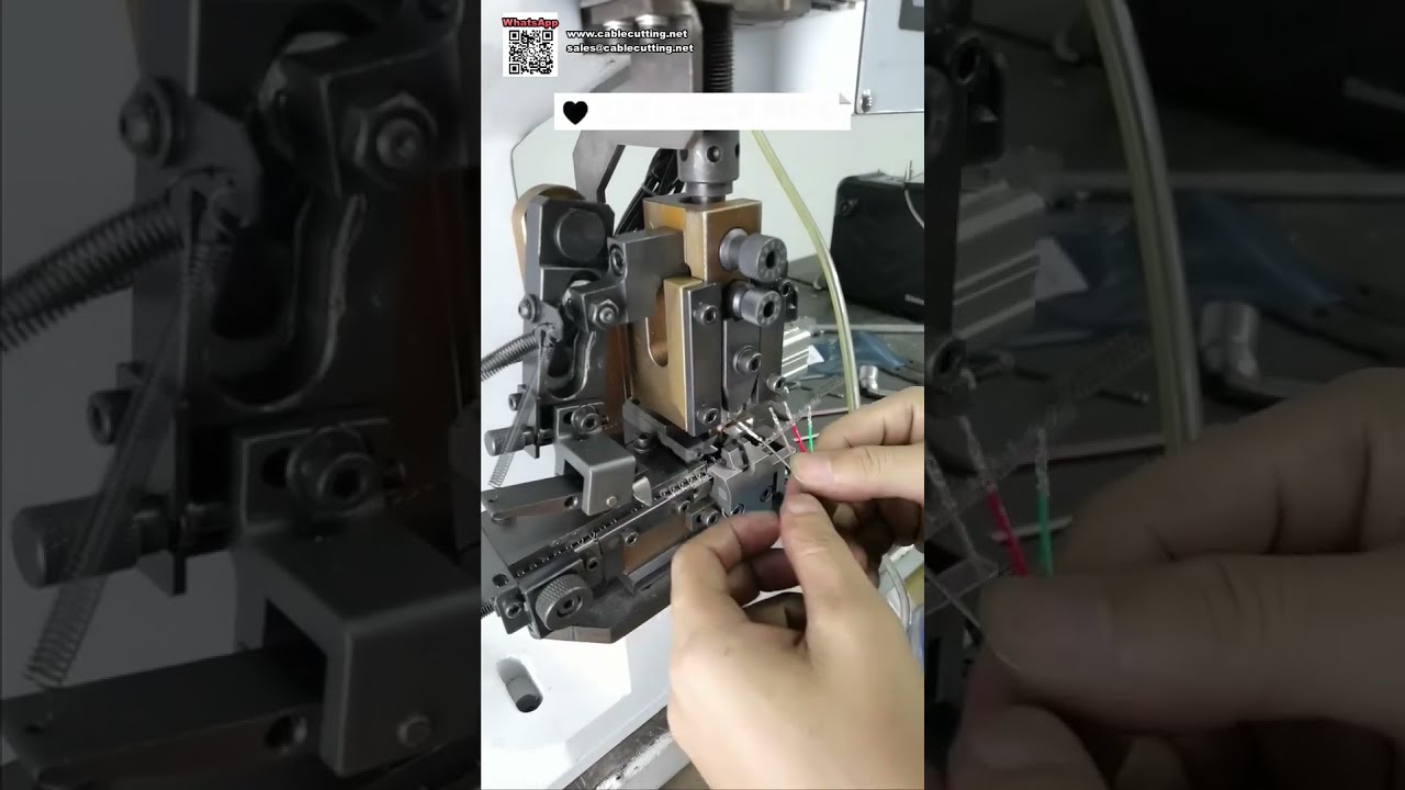 Dupont端子用 横型ストリップ＆クリンプ機 — 2 in 1 電線加工