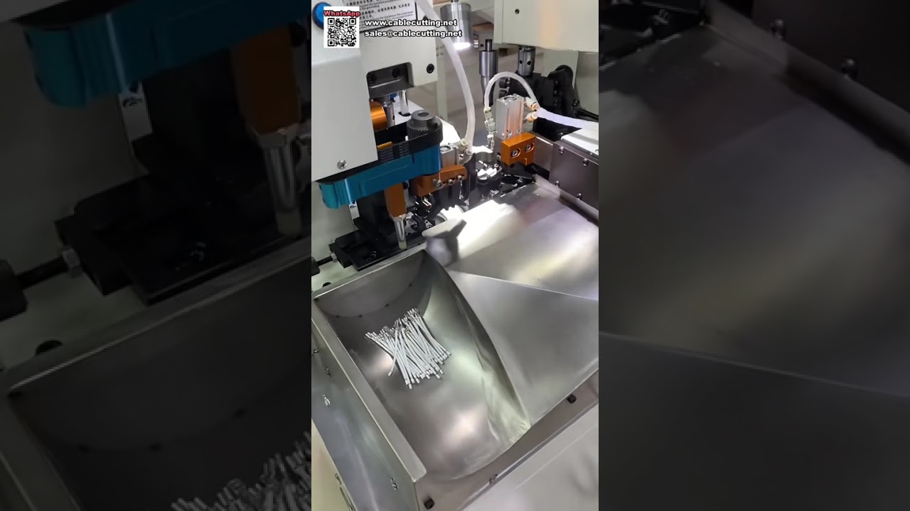 全自動両頭端子圧着機 省力ケーブル加工