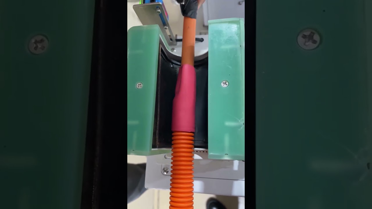 デュアルウォール熱収縮チューブヒーター：波形ワイヤーチューブを傷つけず均一な接着剤フロー