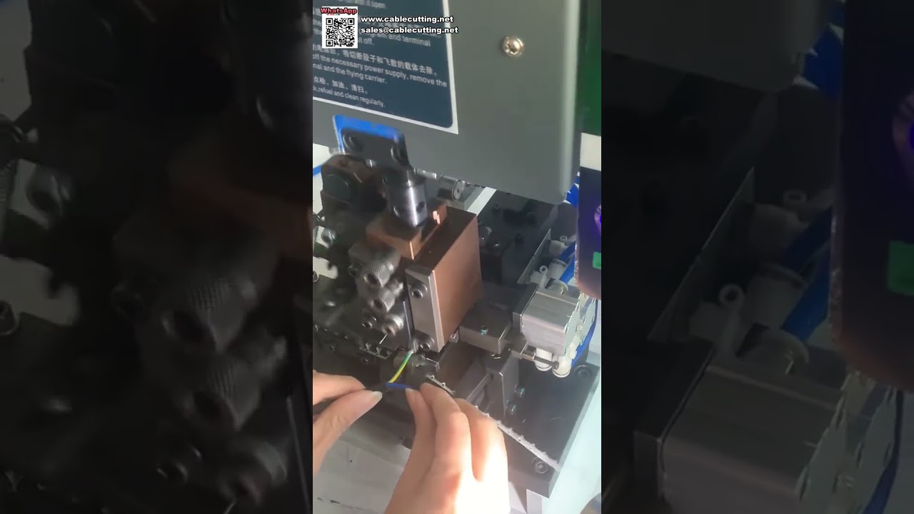 単線ストリッピング・端子圧着機 面倒な加工工程を排除