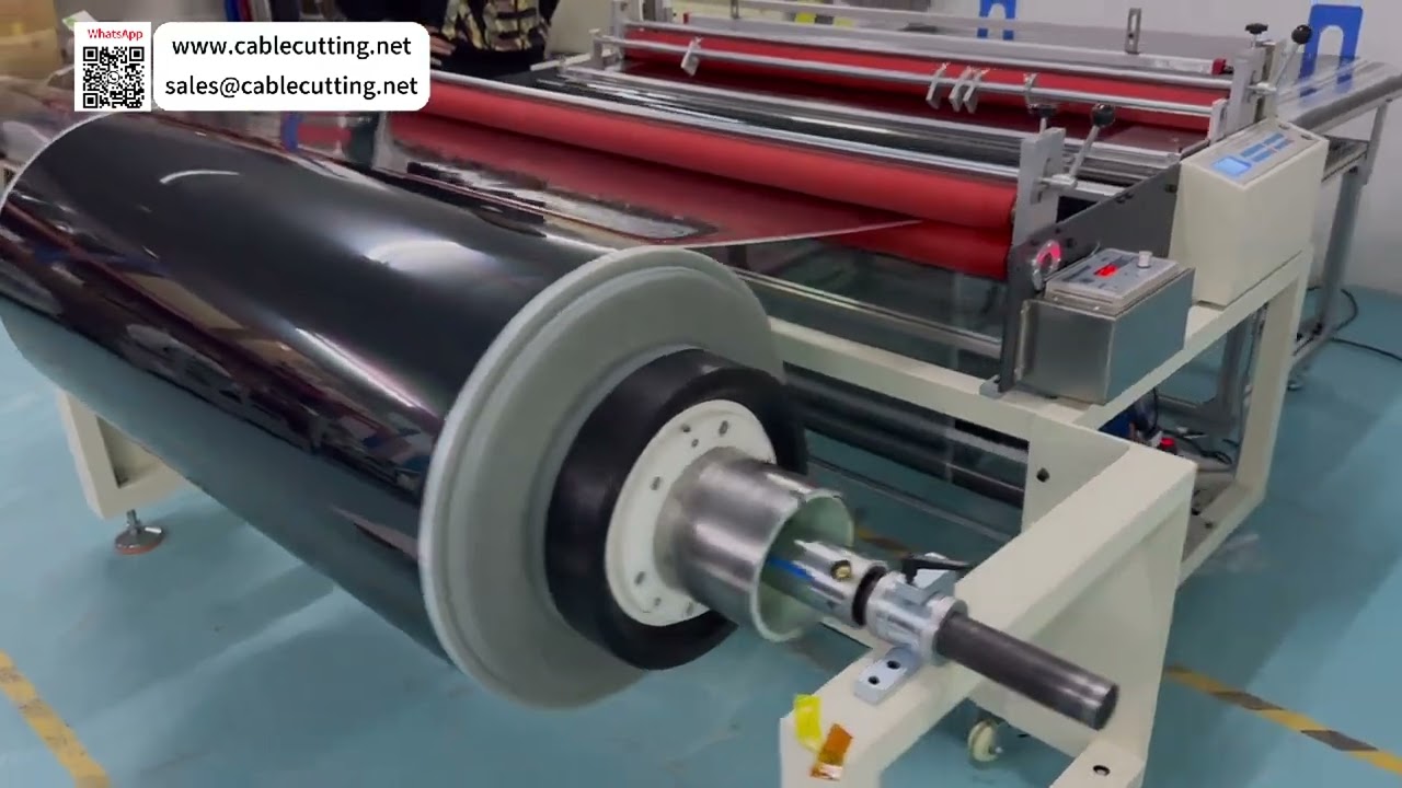 偏光フィルム 幅1.5m 500kg 自動シートカッター 重作業用出力システム