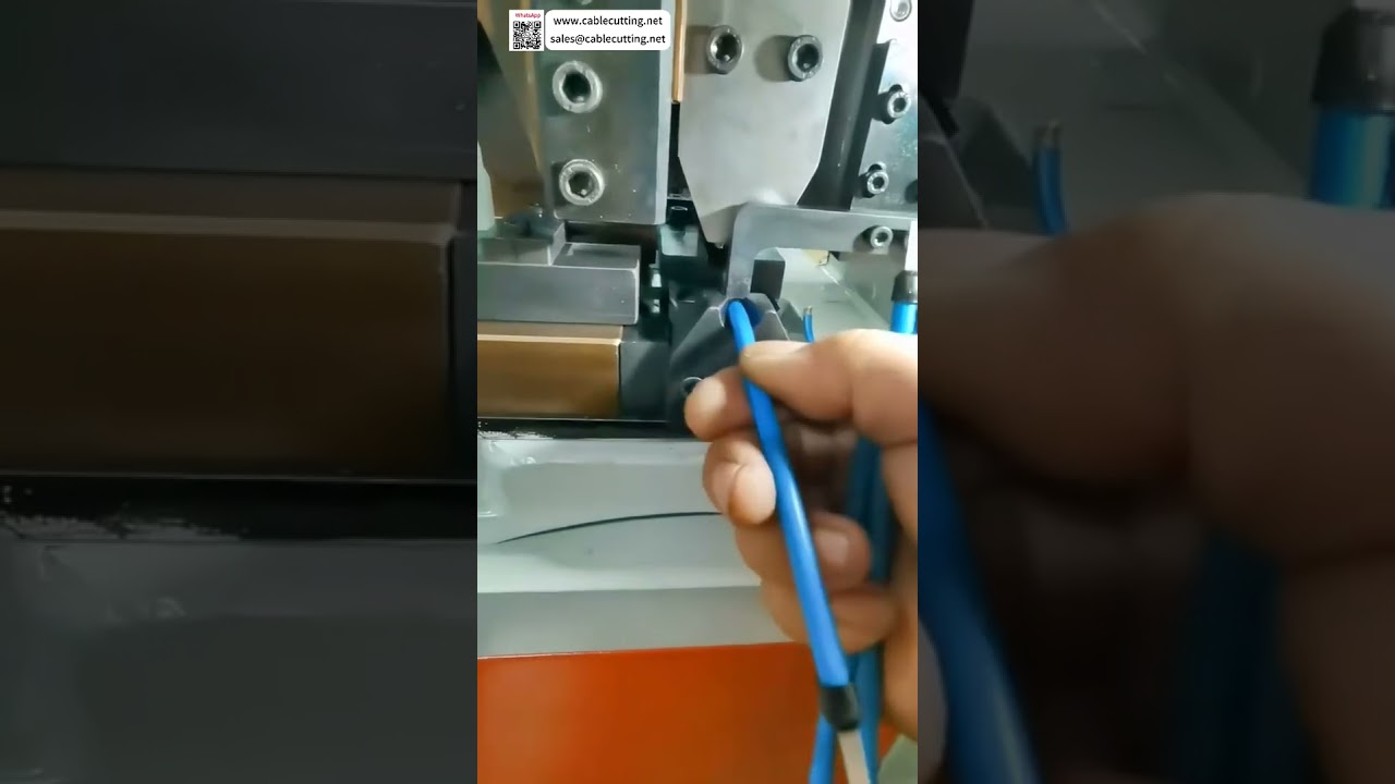 振動ボウル式チューブ端子圧着機 大径ケーブル用自動供給プレス工具